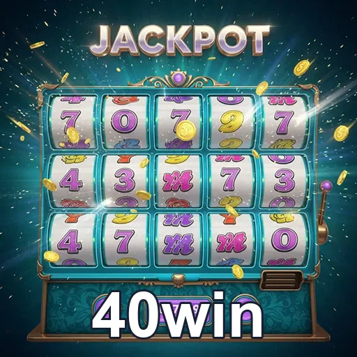 Tela com diversos jogos de slots confiáveis na 40win